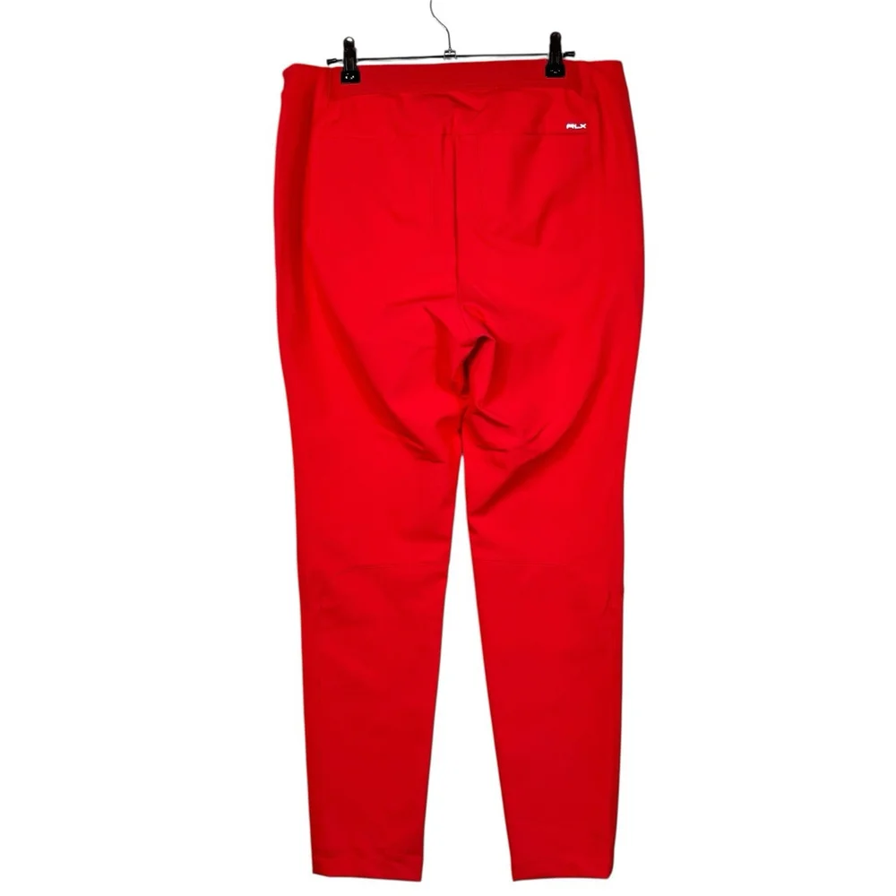 RLX Ralph Lauren Womens Golf Pants 10 Red Nylon Spandex NWT MSRP $168 - Picture 4 of 11